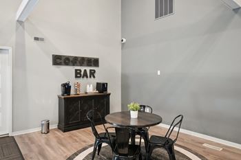 Clubhouse with Coworking Lounge at Eastwood Village Apartments in Clinton Township, MI